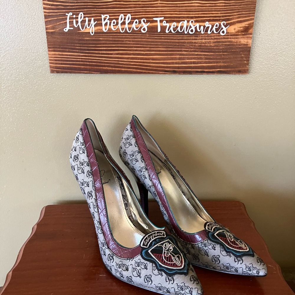 Baby Phat Monogrammed Heels 9B